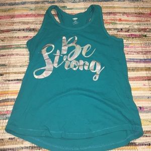 Old navy “be strong” tank top